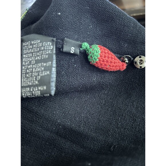 Christina Rotelli Cat Sweater Cat Fiesta 3D Size Small Mexican Margarita Vintage - Picture 12 of 12